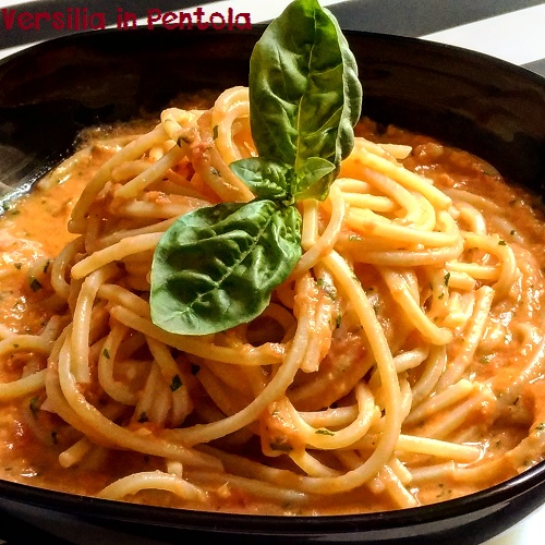 Spaghetti alla Rustica Cruda di Minazzana